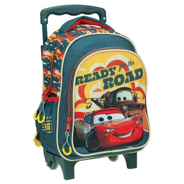 Gim Disney Cars Σχολική Τσάντα Τρόλεϊ Νηπιαγωγείου