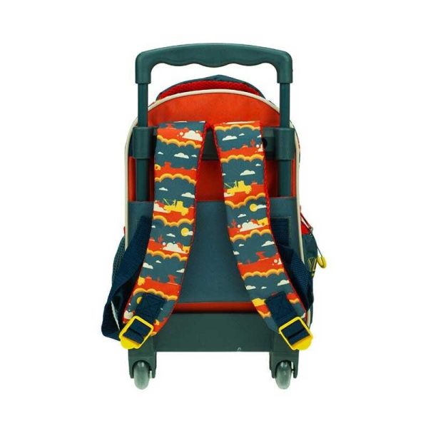 Gim Disney Cars Σχολική Τσάντα Τρόλεϊ Νηπιαγωγείου