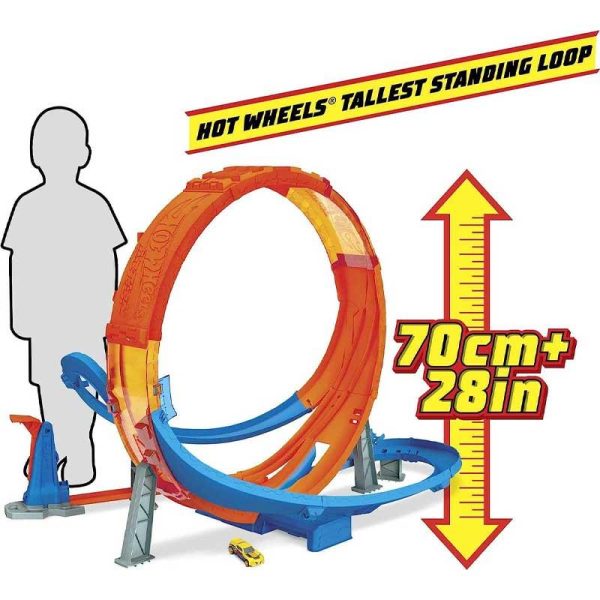 Hot Wheels Giant Massive Loop Mayhem - Πίστα με Αυτοκινητάκι 70cm
