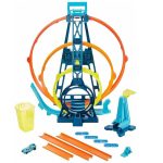 Hot Wheels Track Builder Unlimited Triple Loop Kit - Πίστα με Αυτοκινητάκι
