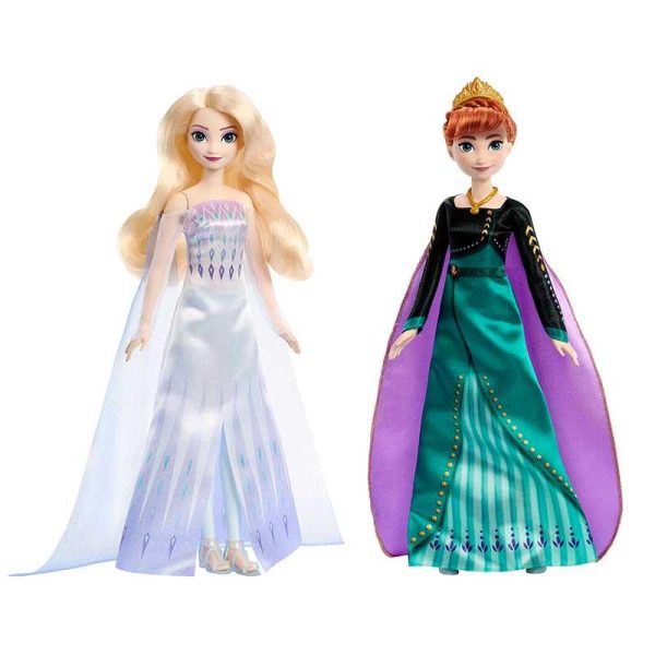 Disney Frozen Κούκλες Queen Anna & Elsa the Snow Queen #HMK51