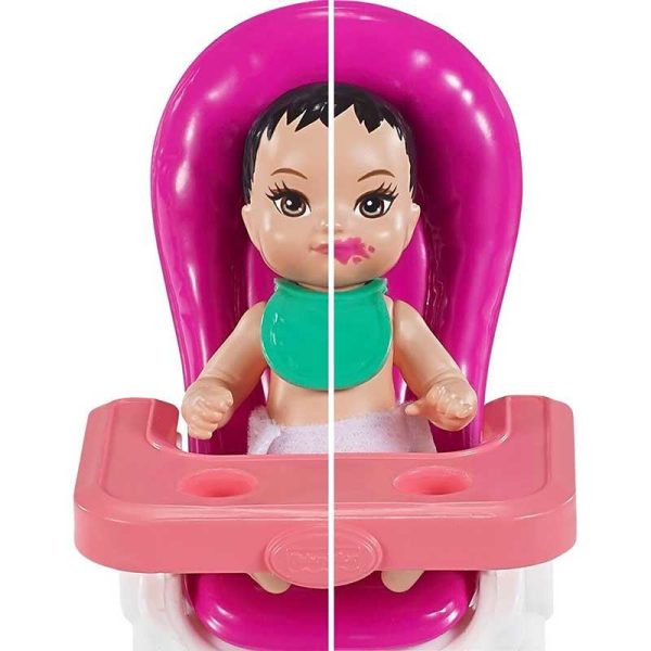Barbie Skipper Babysitters INC - Σετ με Κούκλα και Μωράκι #GRP40