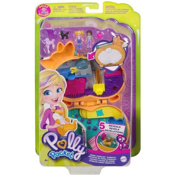 Polly Pocket Corgi Cuddles Compact