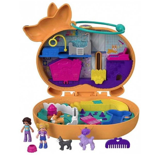 Polly Pocket Corgi Cuddles Compact