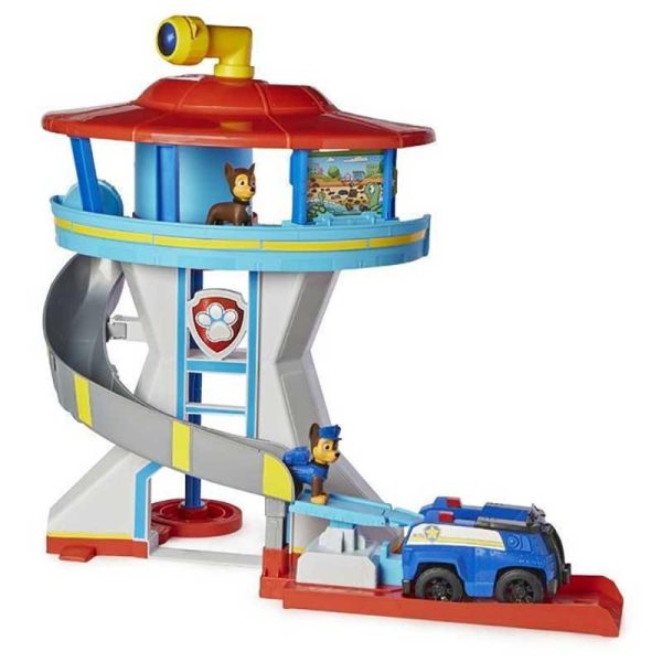 Paw Patrol LookOut Tower - Πίστα με Όχημα & 2 Φιγούρες Chase