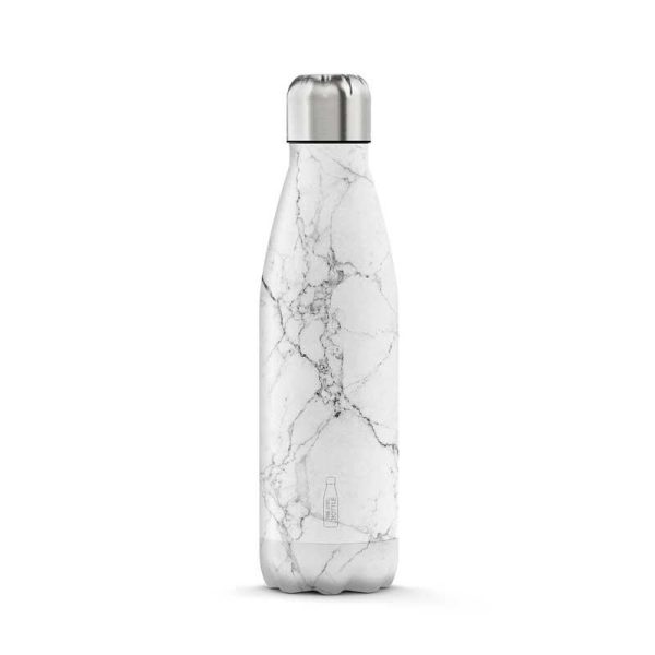 The Steel Bottle #31 White Marble - Ανοξείδωτο Παγούρι Θερμός 500ml