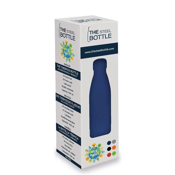 The Steel Bottle Classic Blue - Ανοξείδωτο Παγούρι Θερμός 500ml