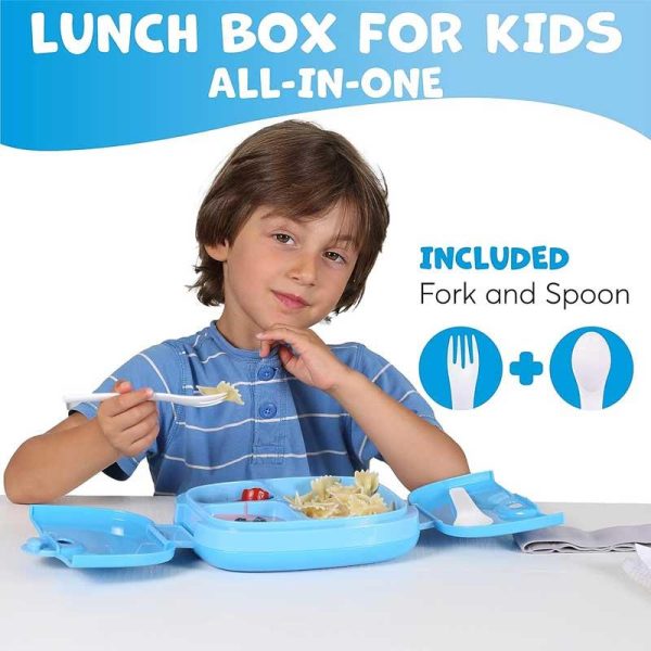 Umami Kids Lunch Box - Αεροστεγές Δοχείο Φαγητού Μπλε 800ml