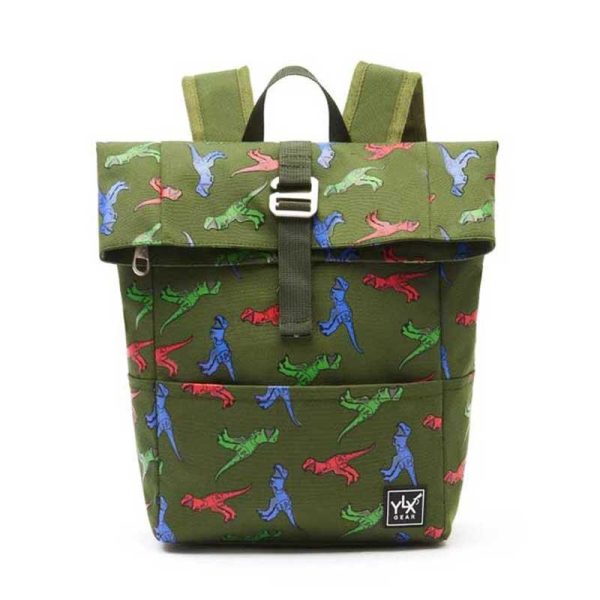 YLX Gear 'Dinosaurs' Rolltop - Σχολική Τσάντα Πλάτης Νηπιαγωγείου