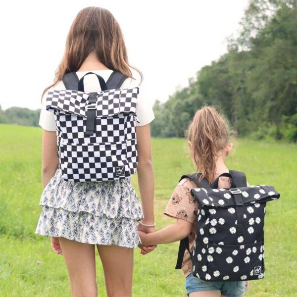 YLX Gear 'Daisies Flowers' Rolltop - Σχολική Τσάντα Πλάτης Νηπιαγωγείου