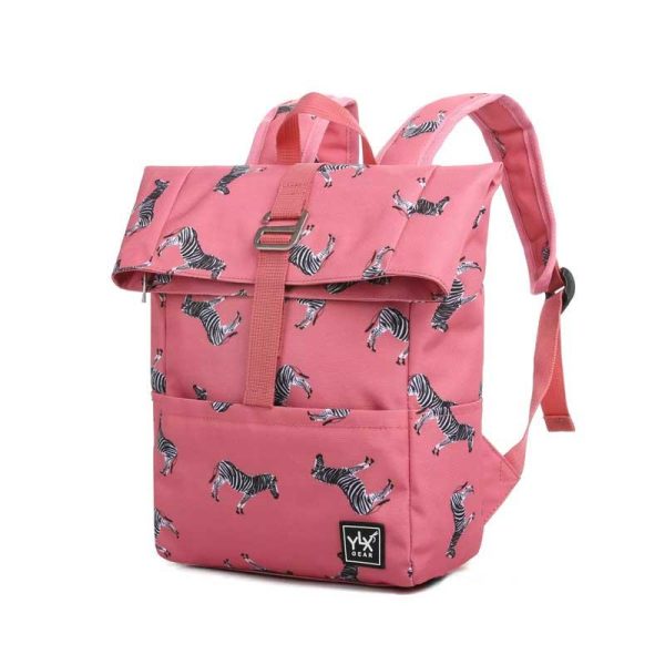 YLX Gear 'Hot Pink Zebra' Rolltop - Σχολική Τσάντα Πλάτης Νηπιαγωγείου