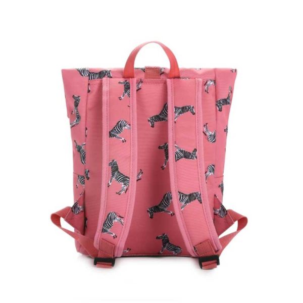 YLX Gear 'Hot Pink Zebra' Rolltop - Σχολική Τσάντα Πλάτης Νηπιαγωγείου