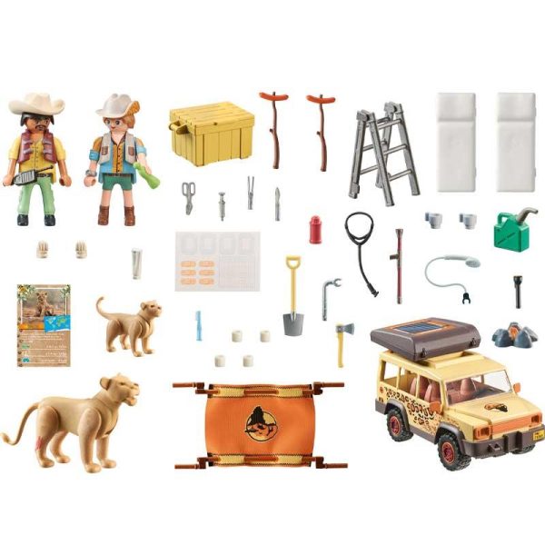 Playmobil Wiltopia 71293: Όχημα Περίθαλψης Άγριων Ζώων