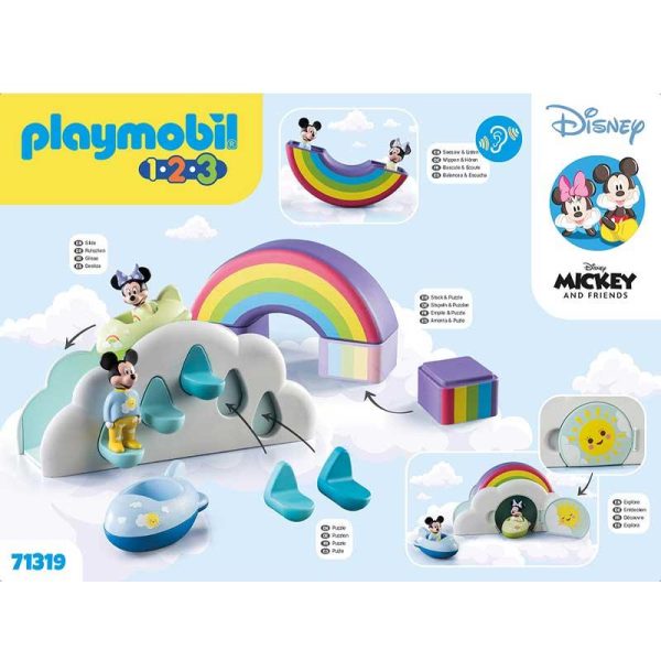 Playmobil 1.2.3 71319: Disney - Διασκέδαση στα Σύννεφα με τον Μίκυ και τη Μίνι Μάους