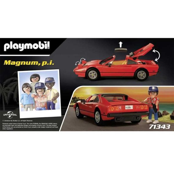 Playmobil Classic Cars 71343: Magnum P.I. Ferrari 308GT