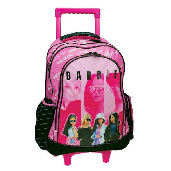 Gim Barbie Out Of The Box Σχολική Τσάντα Τρόλεϊ Δημοτικού