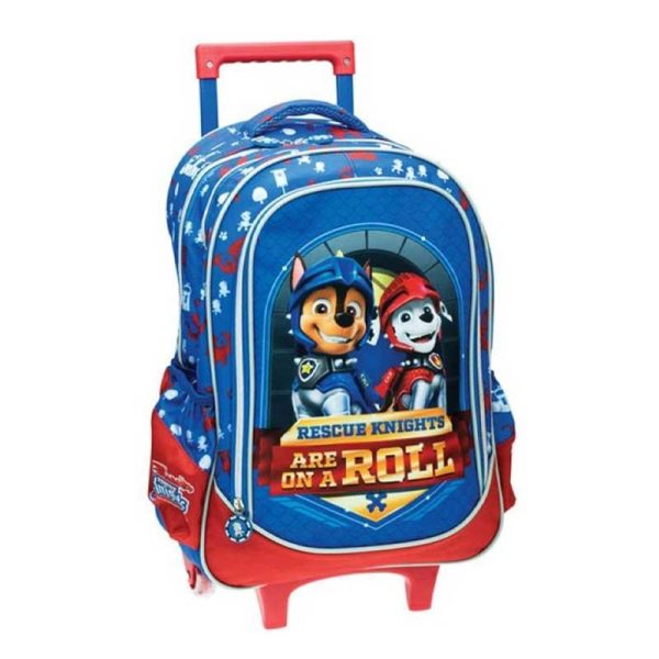 Gim Paw Patrol Rescue Knights Σχολική Τσάντα Τρόλεϊ Δημοτικού