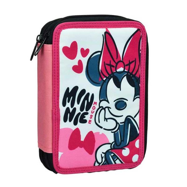 Gim Disney Minnie Mouse Κασετίνα Διπλή Γεμάτη