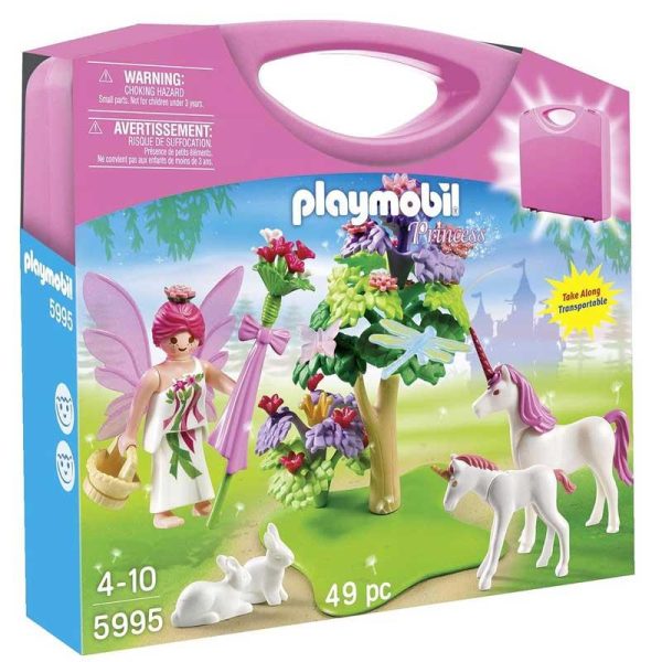 Playmobil Princess Maxi Βαλιτσάκι 5995: Νεράιδα Και Μονόκεροι