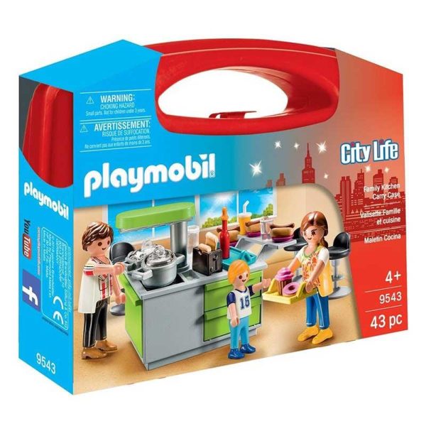 Playmobil City Life Maxi Βαλιτσάκι 9453: Μοντέρνα Κουζίνα