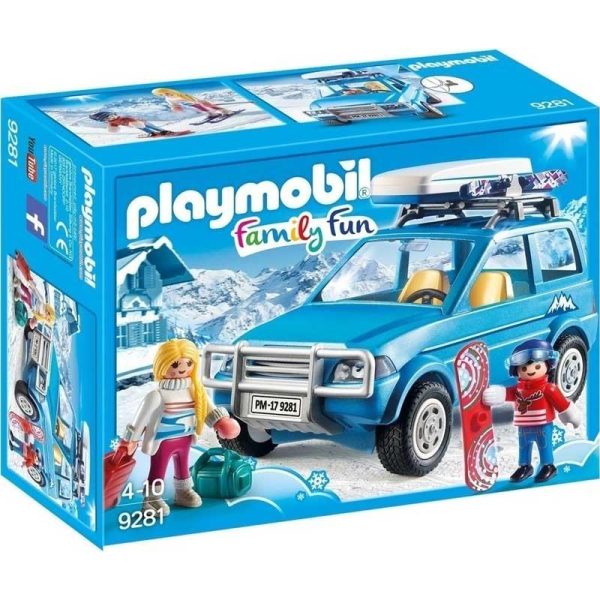 Playmobil Family Fun 9281: Όχημα 4x4 με Mπαγκαζιέρα