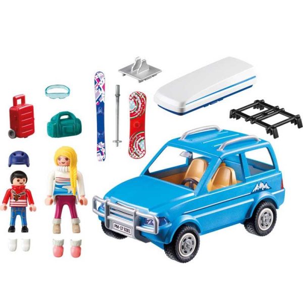 Playmobil Family Fun 9281: Όχημα 4x4 με Mπαγκαζιέρα