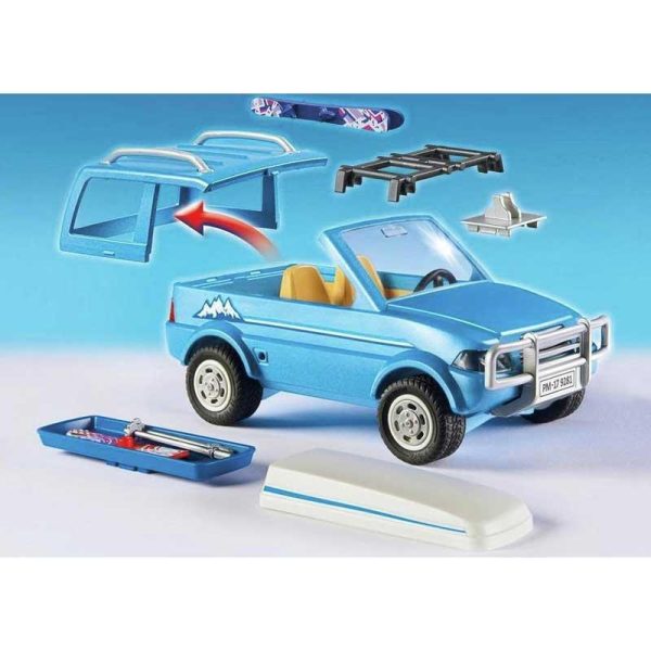 Playmobil Family Fun 9281: Όχημα 4x4 με Mπαγκαζιέρα