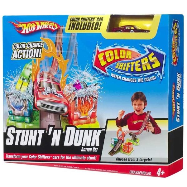 Hot Wheels Colour Shifters Stunt 'N Dunk - Πίστα με Αυτοκινητάκι