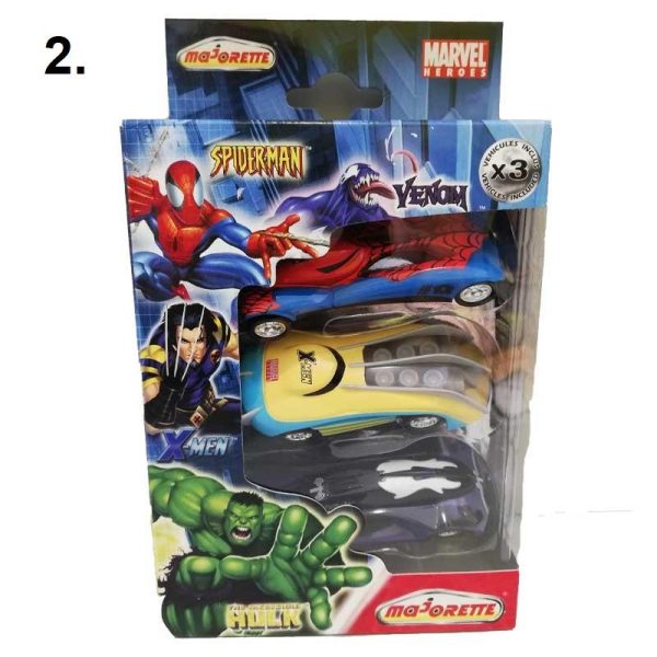 Majorette Marvel Heroes 3-Pack - Μεταλικά Αυτοκινητάκια 1:64 (1τμχ)
