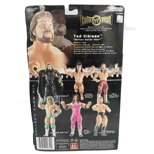 WWE Classic Superstars Ted Dibiase Million Dollar Man Φιγούρα 18cm