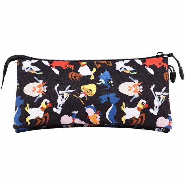 Looney Tunes Multicolor Triple Pencil Case - Κασετίνα - Karactermania