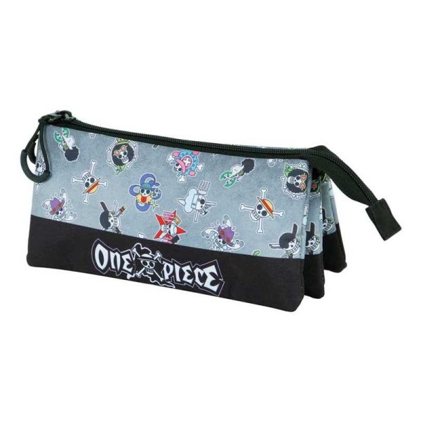 One Piece 'Skull Symbols' Triple Pencil Case - Κασετίνα - Karactermania