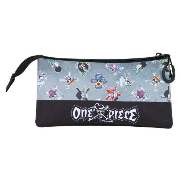 One Piece 'Skull Symbols' Triple Pencil Case - Κασετίνα - Karactermania