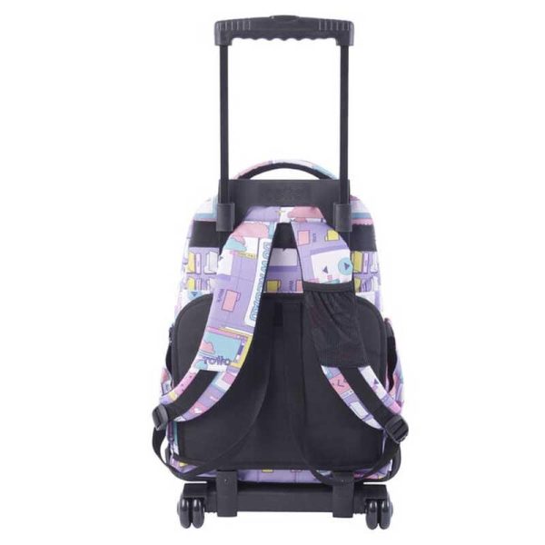 Totto 'Cyber Purple' Σχολική Τσάντα Τρόλεϊ Δημοτικού