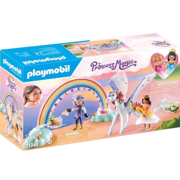 Playmobil Princess Magic 71361: Πήγασος και Πριγκίπισσες Ουράνιου Τόξου