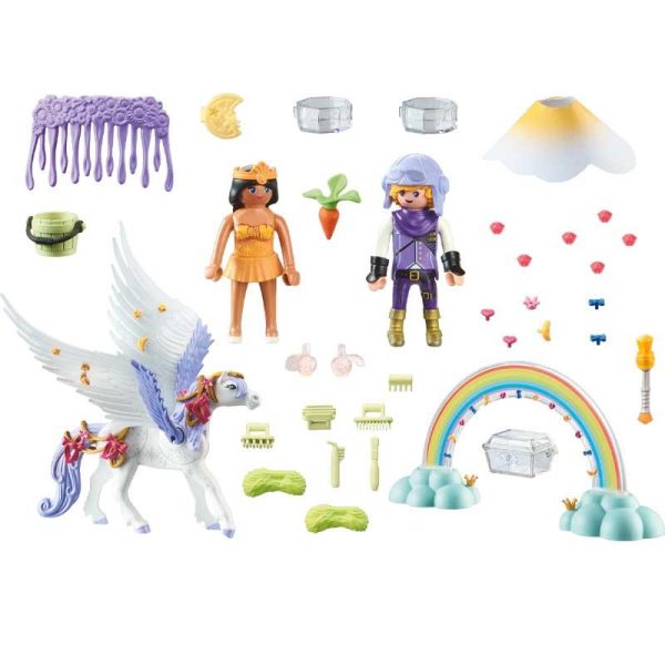 Playmobil Princess Magic 71361: Πήγασος και Πριγκίπισσες Ουράνιου Τόξου