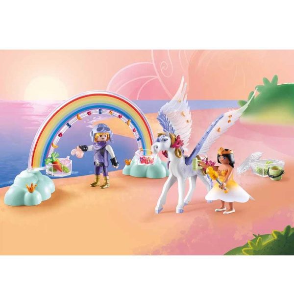 Playmobil Princess Magic 71361: Πήγασος και Πριγκίπισσες Ουράνιου Τόξου