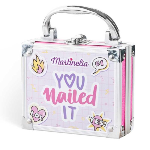 Martinelia You Nailed It: Mini Μεταλλικό Βαλιτσάκι Ομορφιάς με Παιδικά Καλλυντικά
