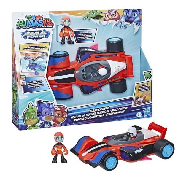 PJ Masks Animal Power Flash Cruiser - Όχημα με Φιγούρα