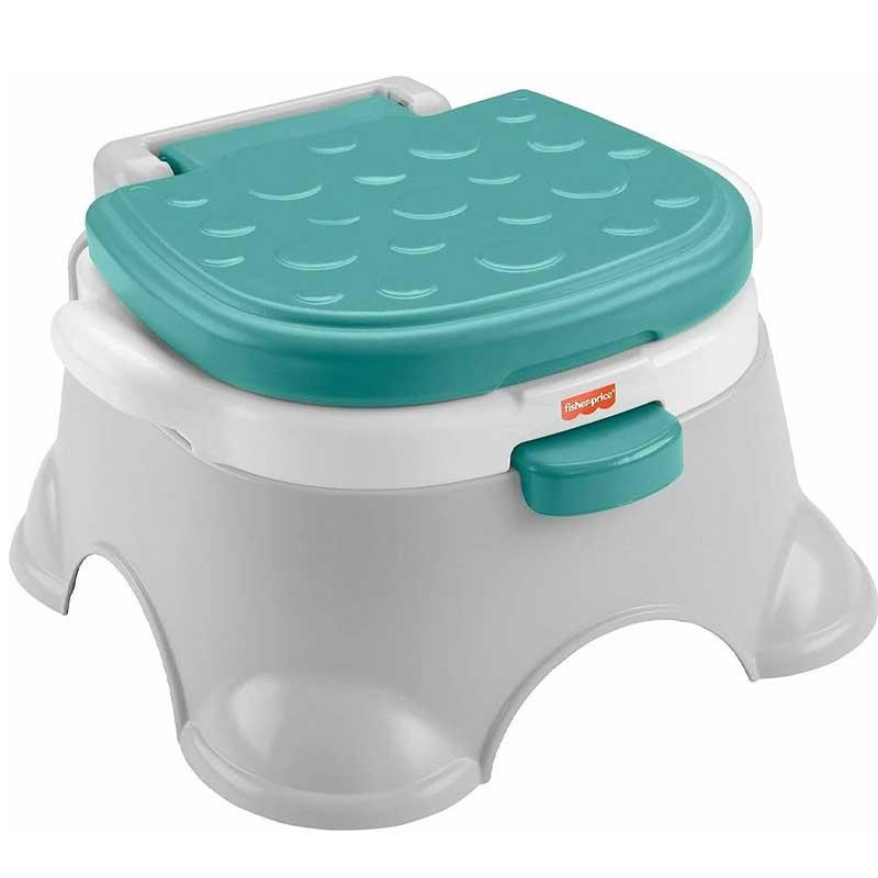 Fisher-Price Γιογιό Λεκάνη με Καπάκι 3 σε 1 Πράσινο