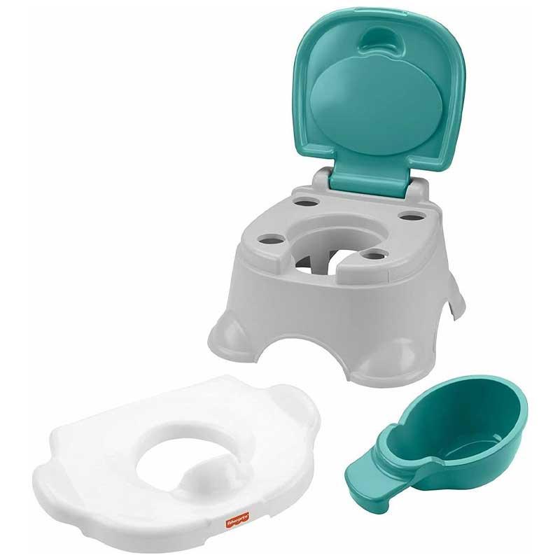 Fisher-Price Γιογιό Λεκάνη με Καπάκι 3 σε 1 Πράσινο