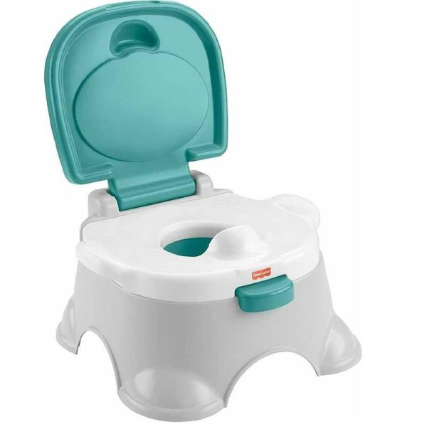 Fisher-Price Γιογιό Λεκάνη με Καπάκι 3 σε 1 Πράσινο
