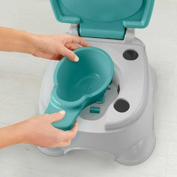 Fisher-Price Γιογιό Λεκάνη με Καπάκι 3 σε 1 Πράσινο