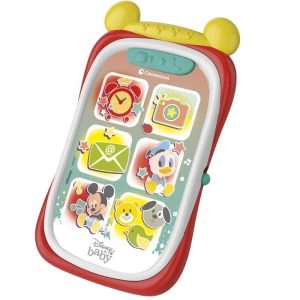 Baby Clementoni Disney Baby Mickey Mouse Smartphone - Εκπαιδευτικό Τηλέφωνο με Ήχους & Φως