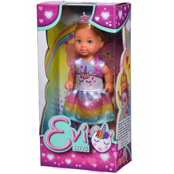 Evi Love Little Unicorn - Κουκλίτσα Νεράϊδα 12εκ.
