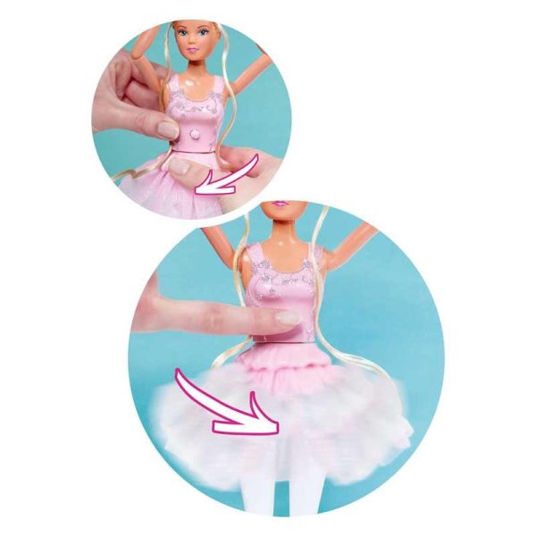Steffi Love Dancing Ballerina - Κούκλα Μπαλαρίνα με Κίνηση & Λαγουδάκι