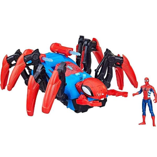 Marvel Spider-Man Web Splashers Crawl 'N Blast Spider - Όχημα Αράχνη με Φιγούρα Spider-Man