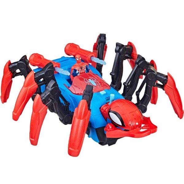 Marvel Spider-Man Web Splashers Crawl 'N Blast Spider - Όχημα Αράχνη με Φιγούρα Spider-Man