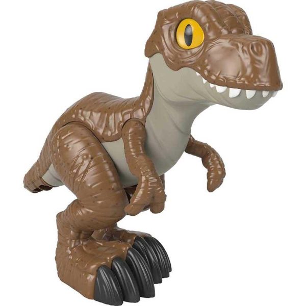 Imaginext Jurassic World Camp Cretaceous XL T-REX Φιγούρα Καφέ 25cm