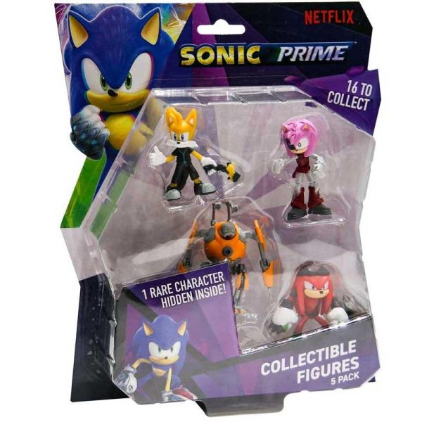 Sonic Prime 5-Pack Figures Set - Σετ με 5 Φιγούρες 6.5cm